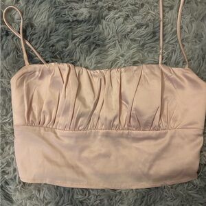 Elegant Pink Women's Crop Top